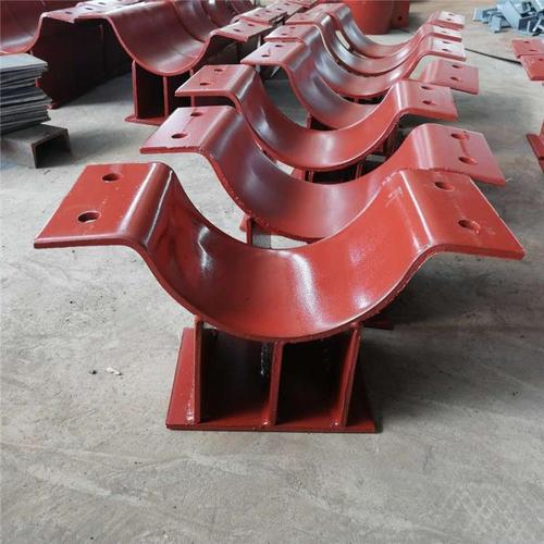 厂家供应j h t型加筋板滑动焊接型管道支座h型抱箍支架固定管托